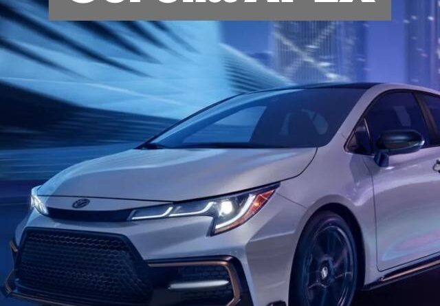 2022 Toyota Corolla APEX