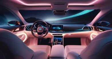 Cars with Ambient Lighting